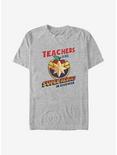Marvel Captain Marvel Teachers Are Super T-Shirt, ATH HTR, hi-res