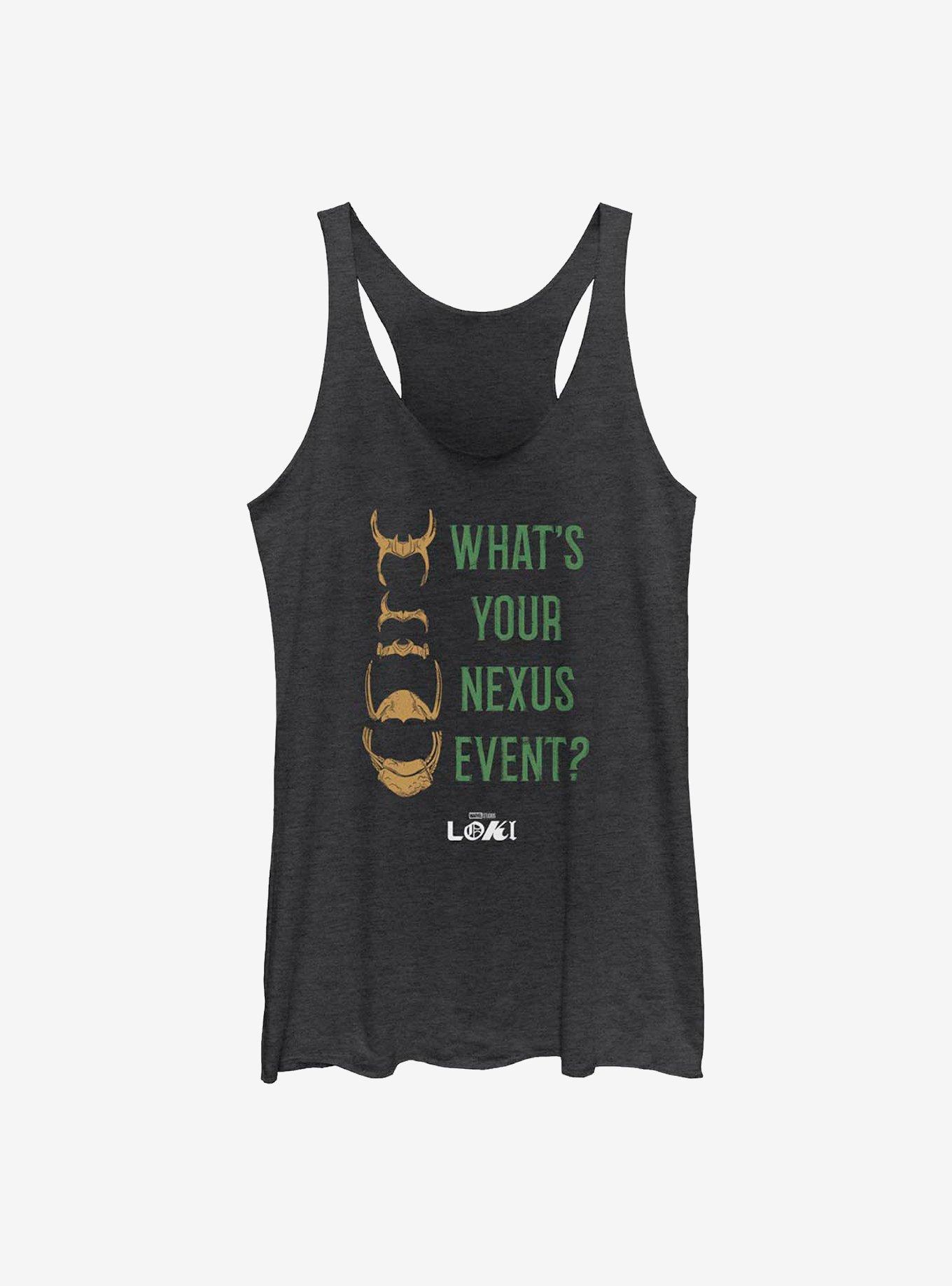Marvel Loki What's Your Nexus Event? Girls Tank, BLK HTR, hi-res