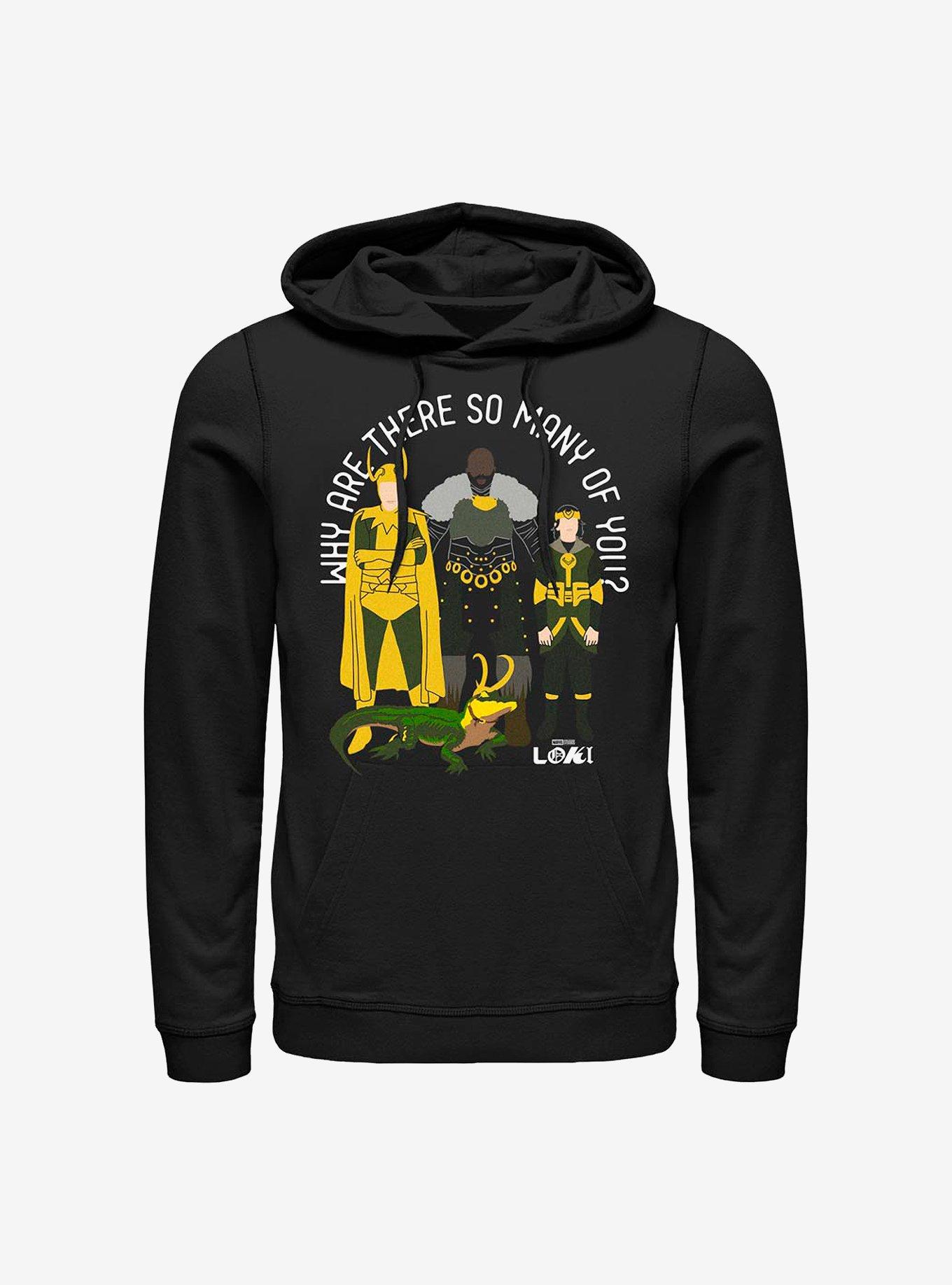 Marvel Loki Why Are There So Many Of You? Hoodie, BLACK, hi-res