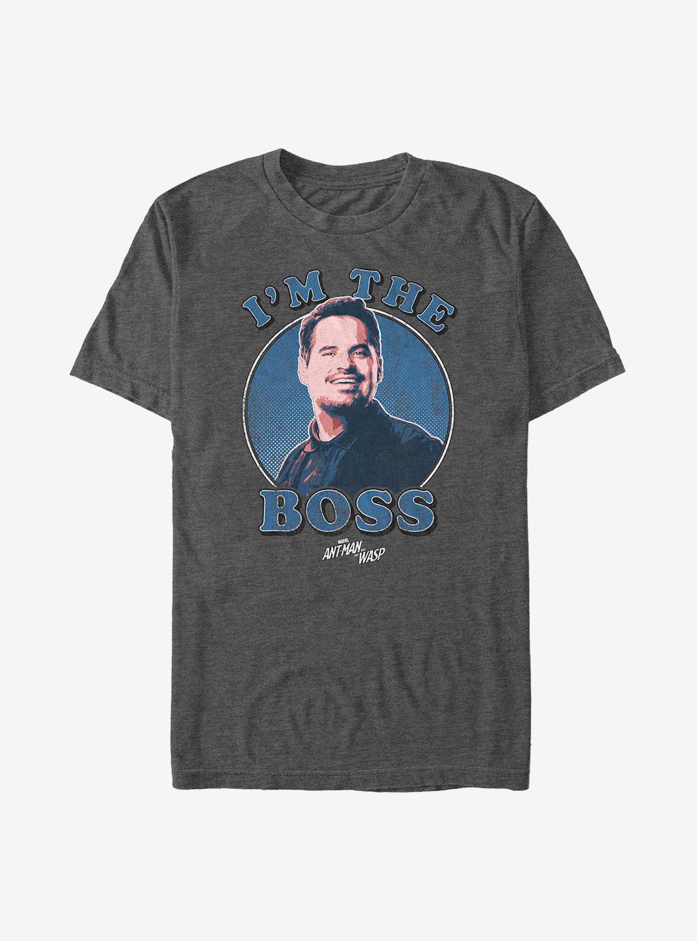 Marvel Ant-Man I Am The Boss T-Shirt, CHAR HTR, hi-res