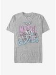 Marvel Avengers Pastel Group T-Shirt, ATH HTR, hi-res