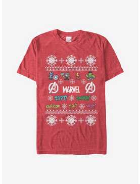 Marvel Avengers Pixel Holiday T-Shirt, , hi-res