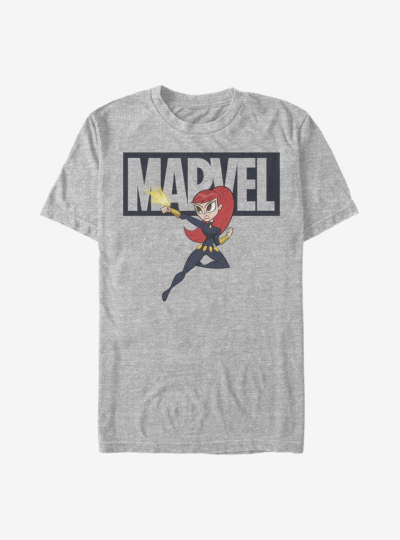 Marvel Black Widow Brick T-Shirt