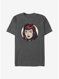 Marvel Black Widow Cartoon Head T-Shirt, , hi-res