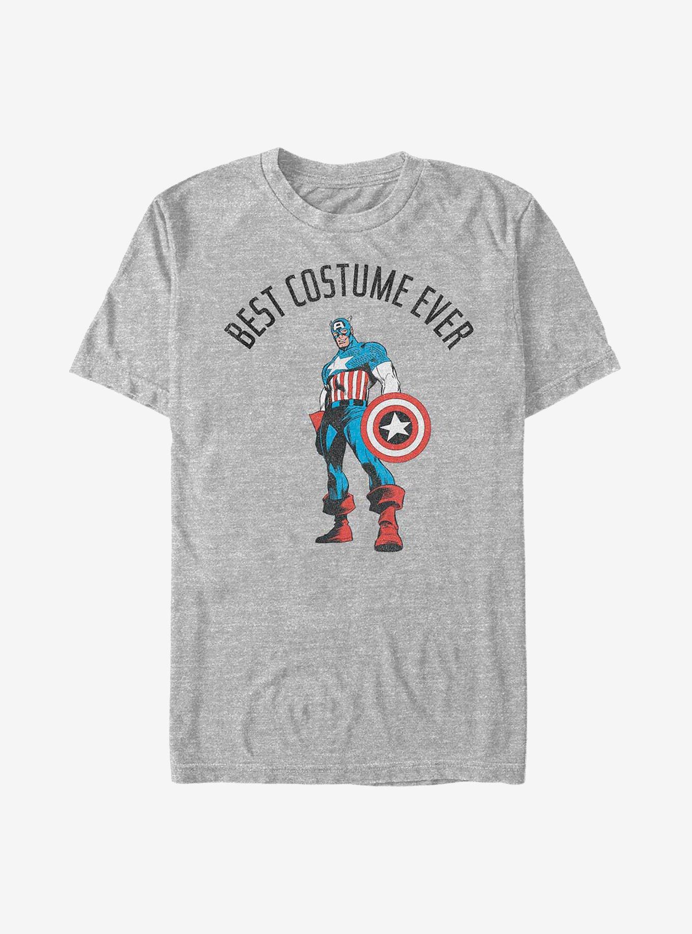 Marvel Captain America Best Costume Ever Captain America T-Shirt, ATH HTR, hi-res