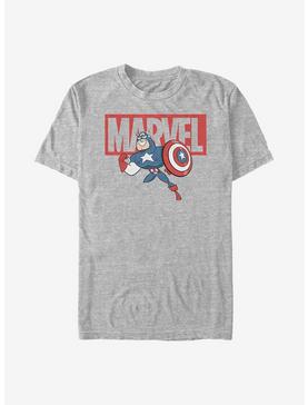 Marvel Captain America Brick T-Shirt, ATH HTR, hi-res