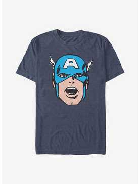 Marvel Captain America Cartoon Head T-Shirt, , hi-res
