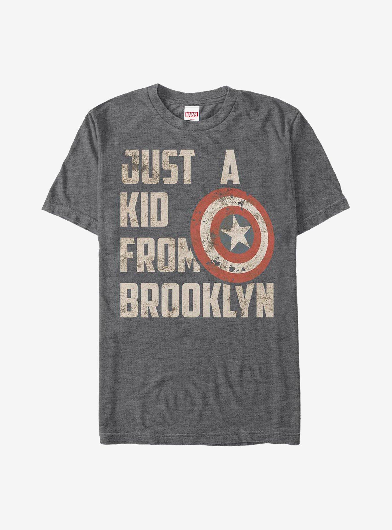 Captain america grey t hot sale shirt