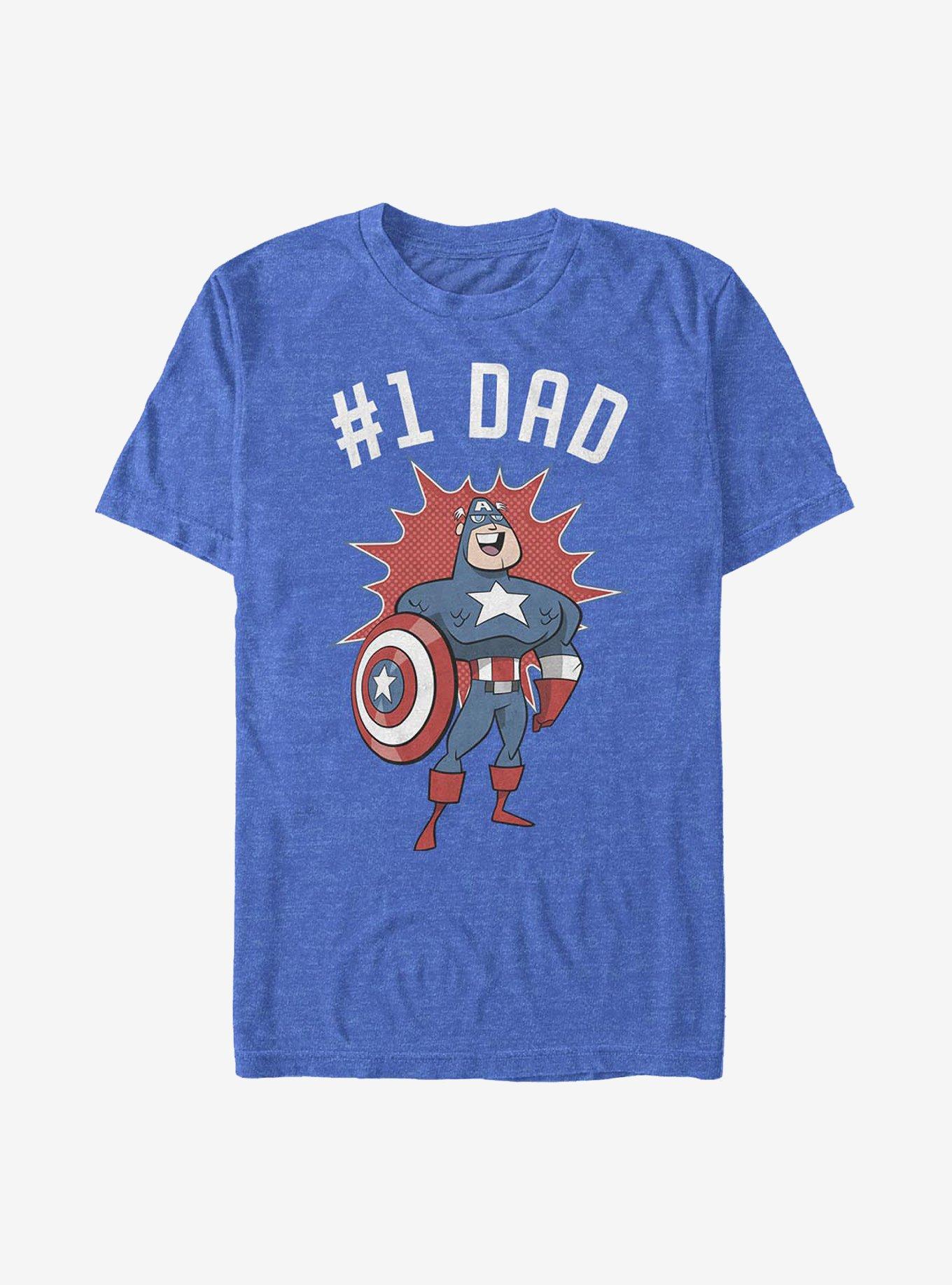 Marvel Captain America No. 1 Dad T-Shirt, , hi-res