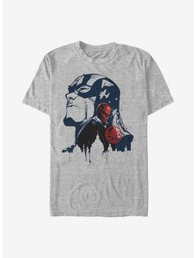 Marvel Captain America Skull End T-Shirt, ATH HTR, hi-res