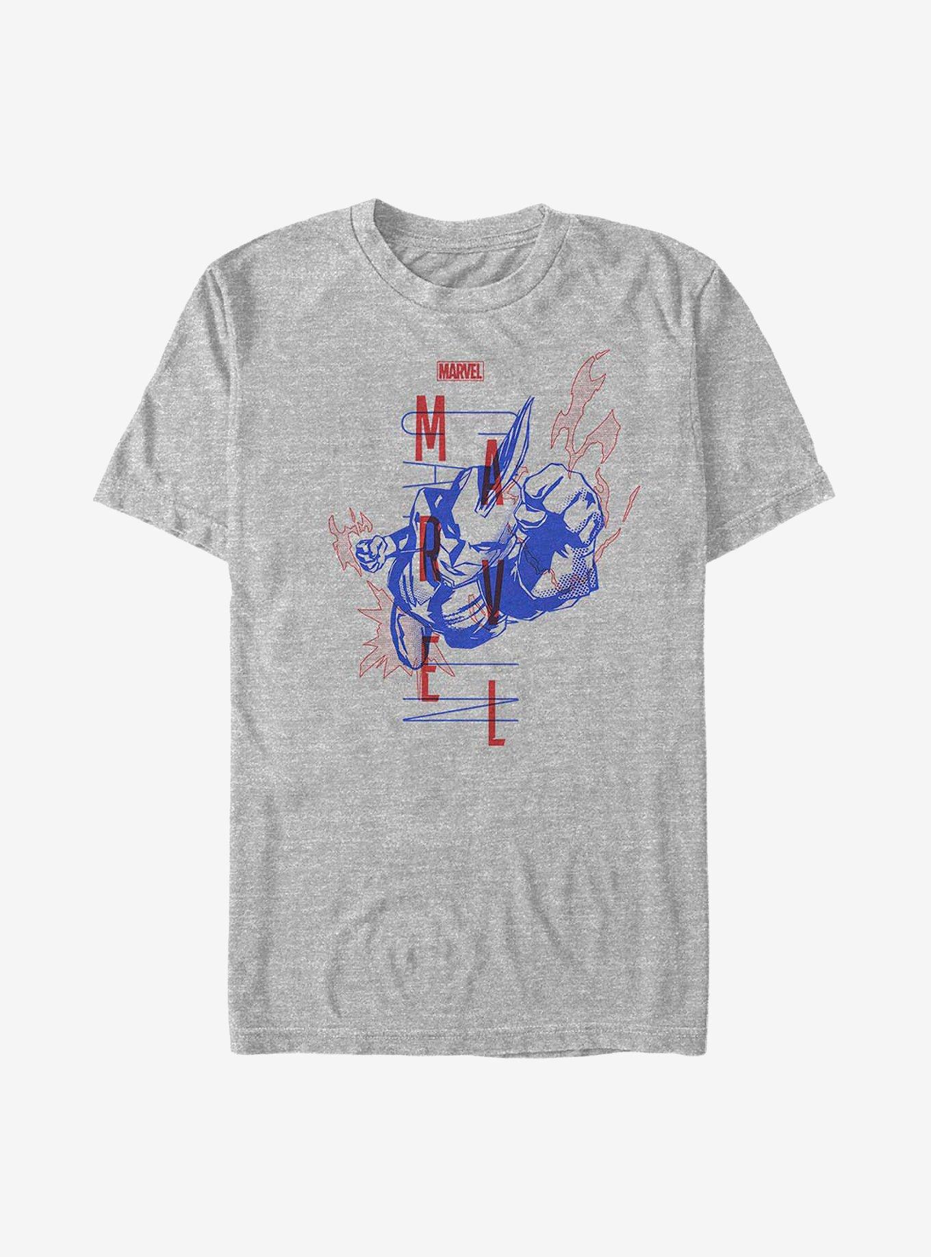 Marvel Captain Marvel Captain Marvel Blue T-Shirt, , hi-res