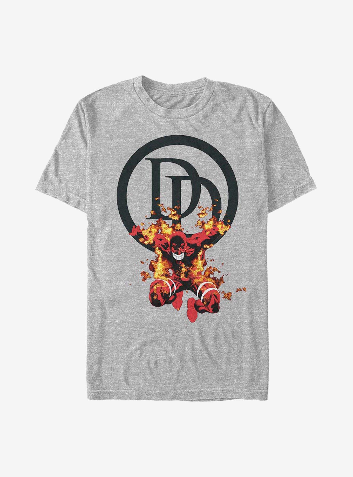 Marvel Daredevil On Fire T-Shirt