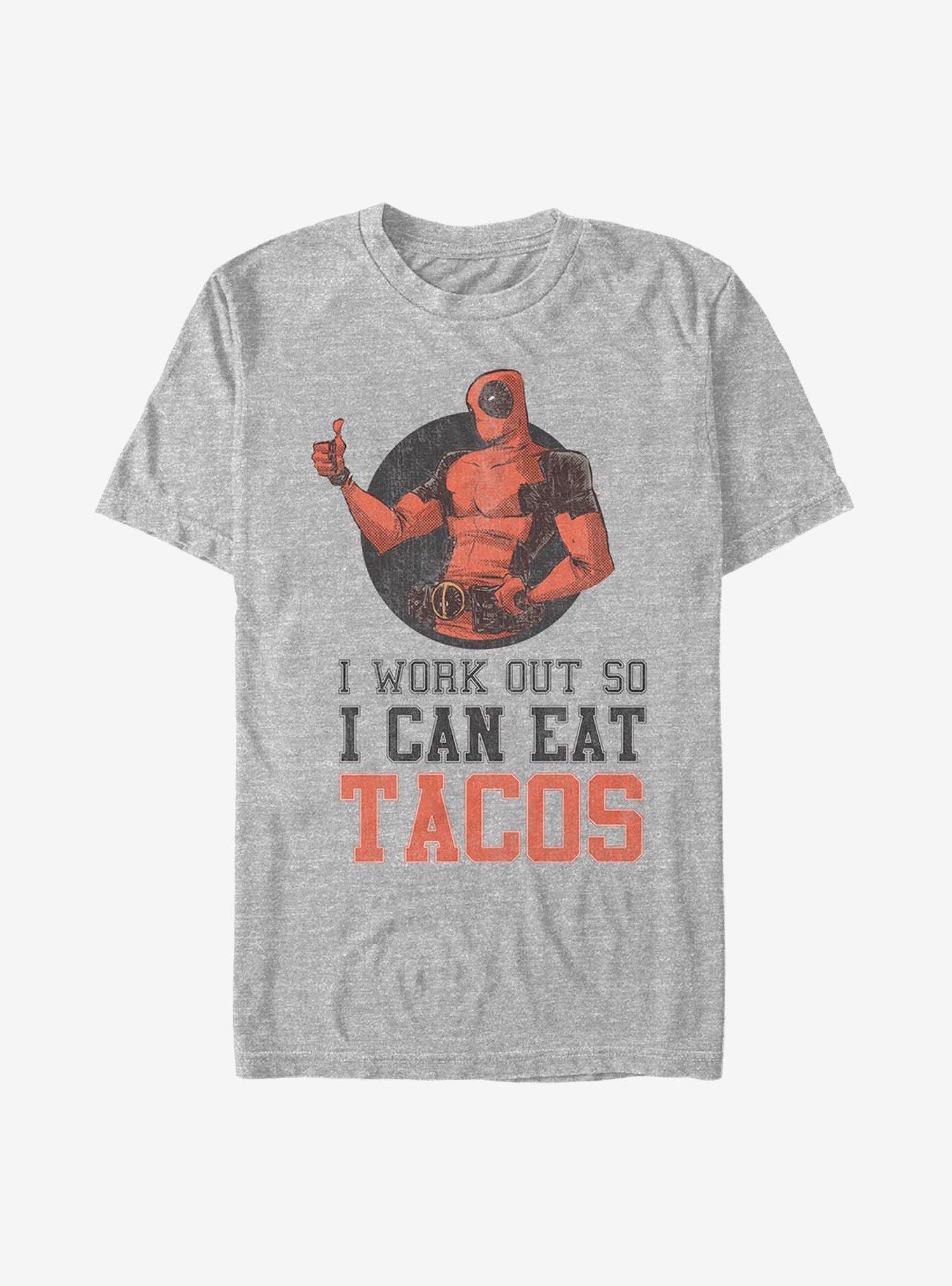 Marvel Deadpool Workout T-Shirt, ATH HTR, hi-res