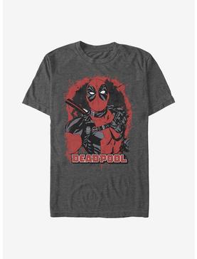 Marvel Deadpool Painted Deadpool T-Shirt, CHAR HTR, hi-res
