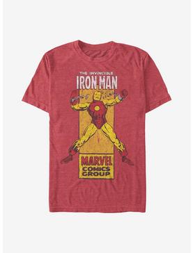 Marvel Iron Man Marvel Comics Group T-Shirt, RED HTR, hi-res