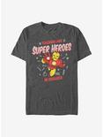 Marvel Iron Man Teachers Are Super Heroes T-Shirt, CHAR HTR, hi-res