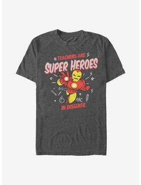 Plus Size Marvel Iron Man Teachers Are Super Heroes T-Shirt, , hi-res