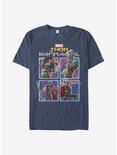 Marvel Thor Hulk Four Square T-Shirt, NAVY HTR, hi-res