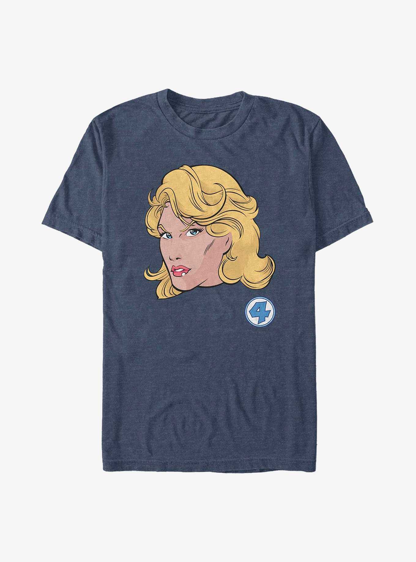 Marvel Fantastic Four Invisible Woman Face T-Shirt, , hi-res