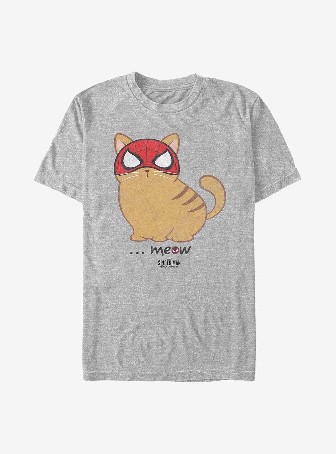 Marvel Spider-Man Hero Meow T-Shirt, ATH HTR, hi-res