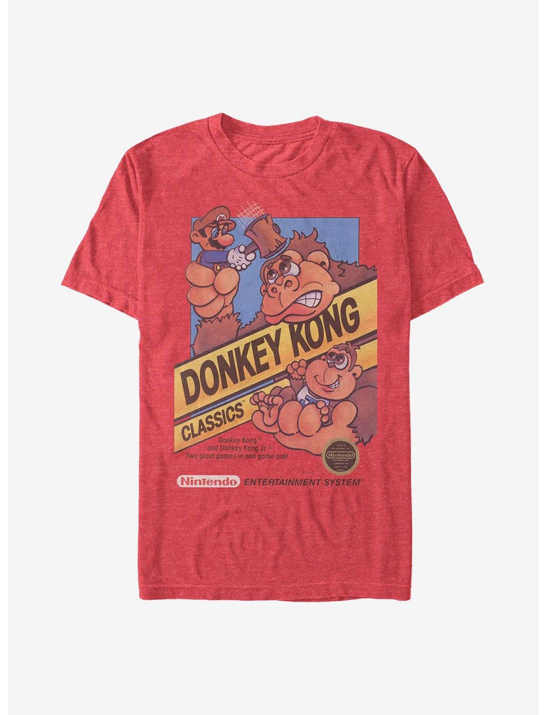 Nintendo Donkey Kong Classics T-Shirt, RED HTR, hi-res
