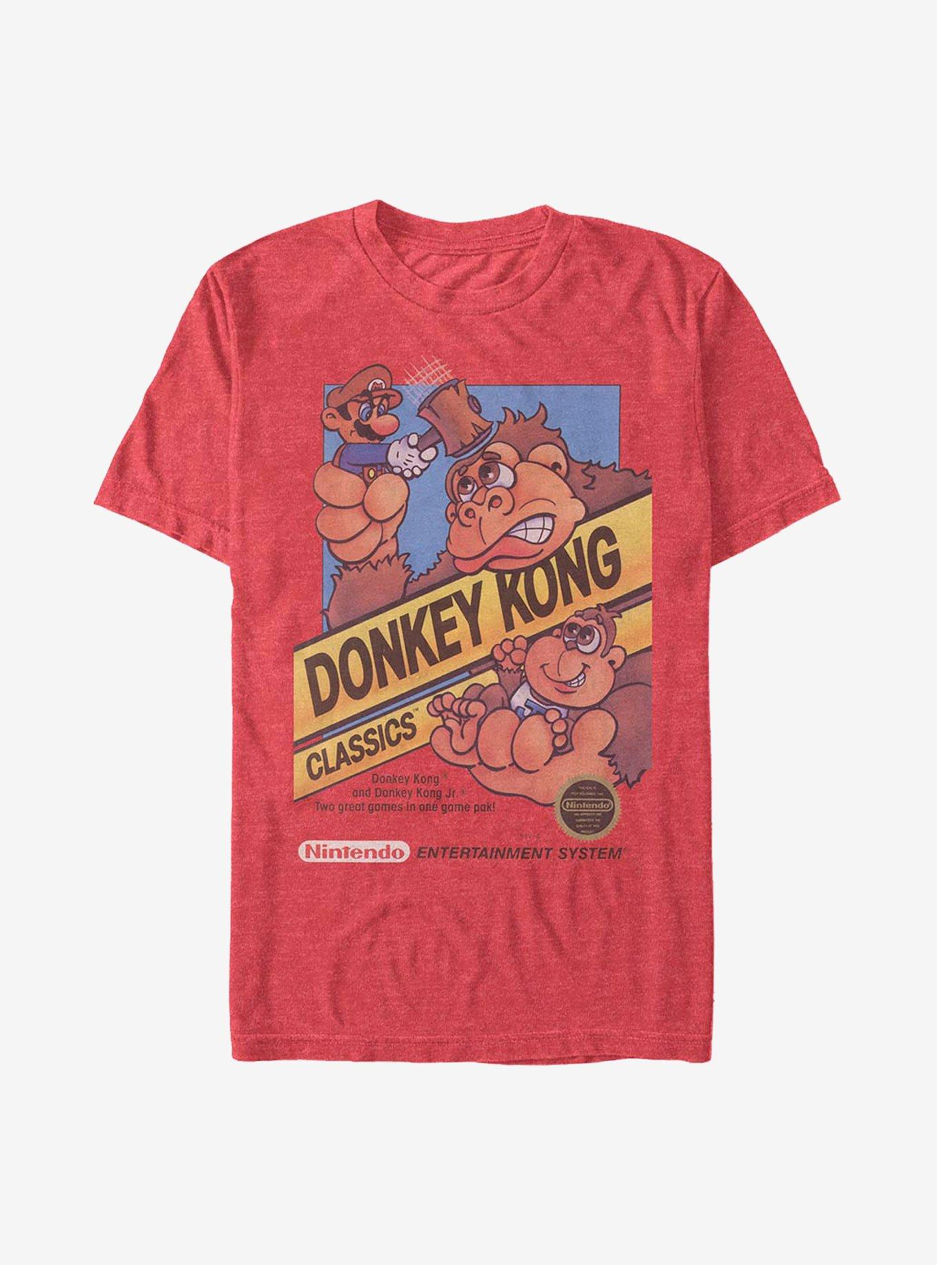 Nintendo Donkey Kong Classics T-Shirt, RED HTR, hi-res
