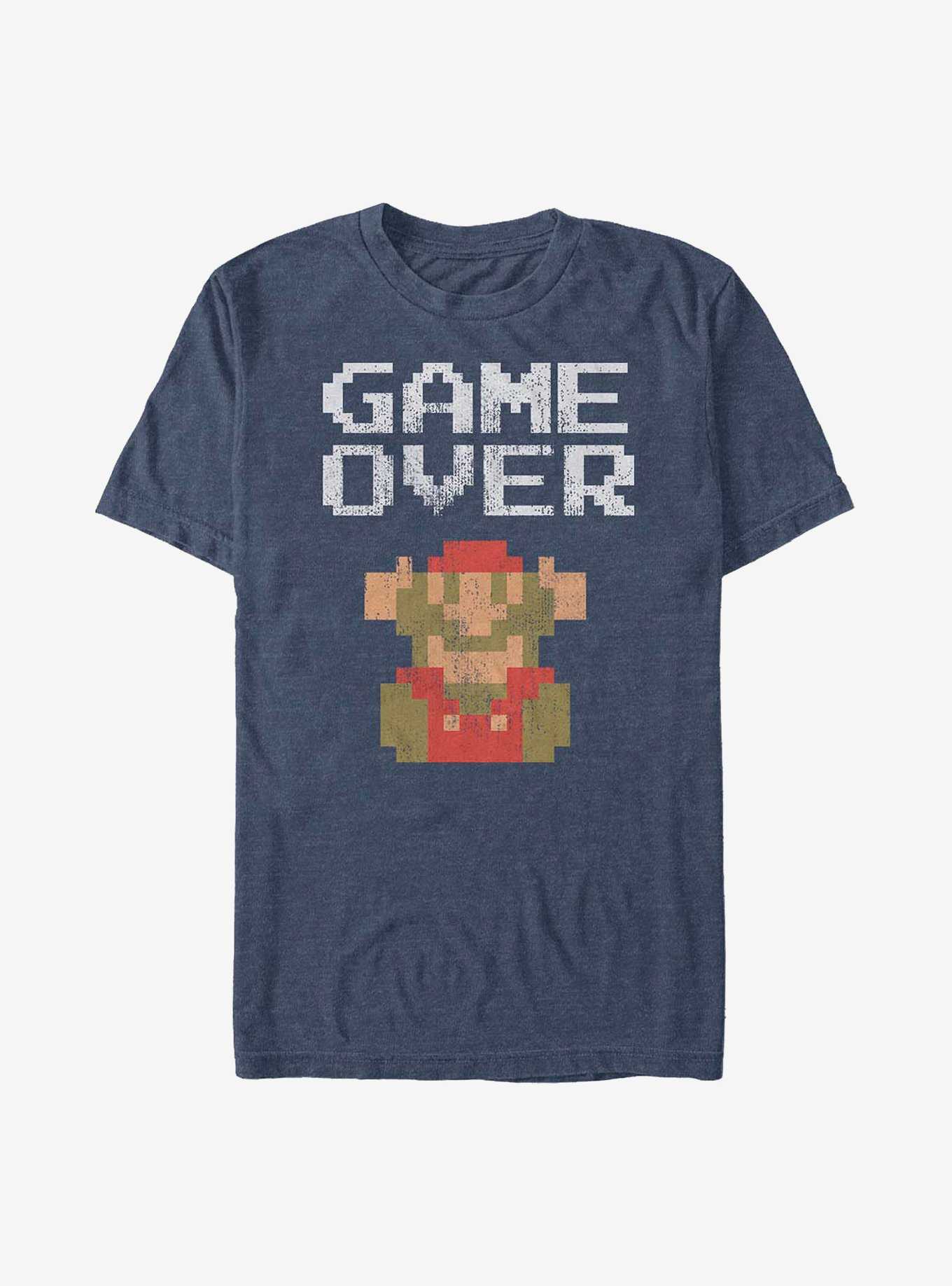 Nintendo Mario Game Over Pixels T-Shirt, , hi-res