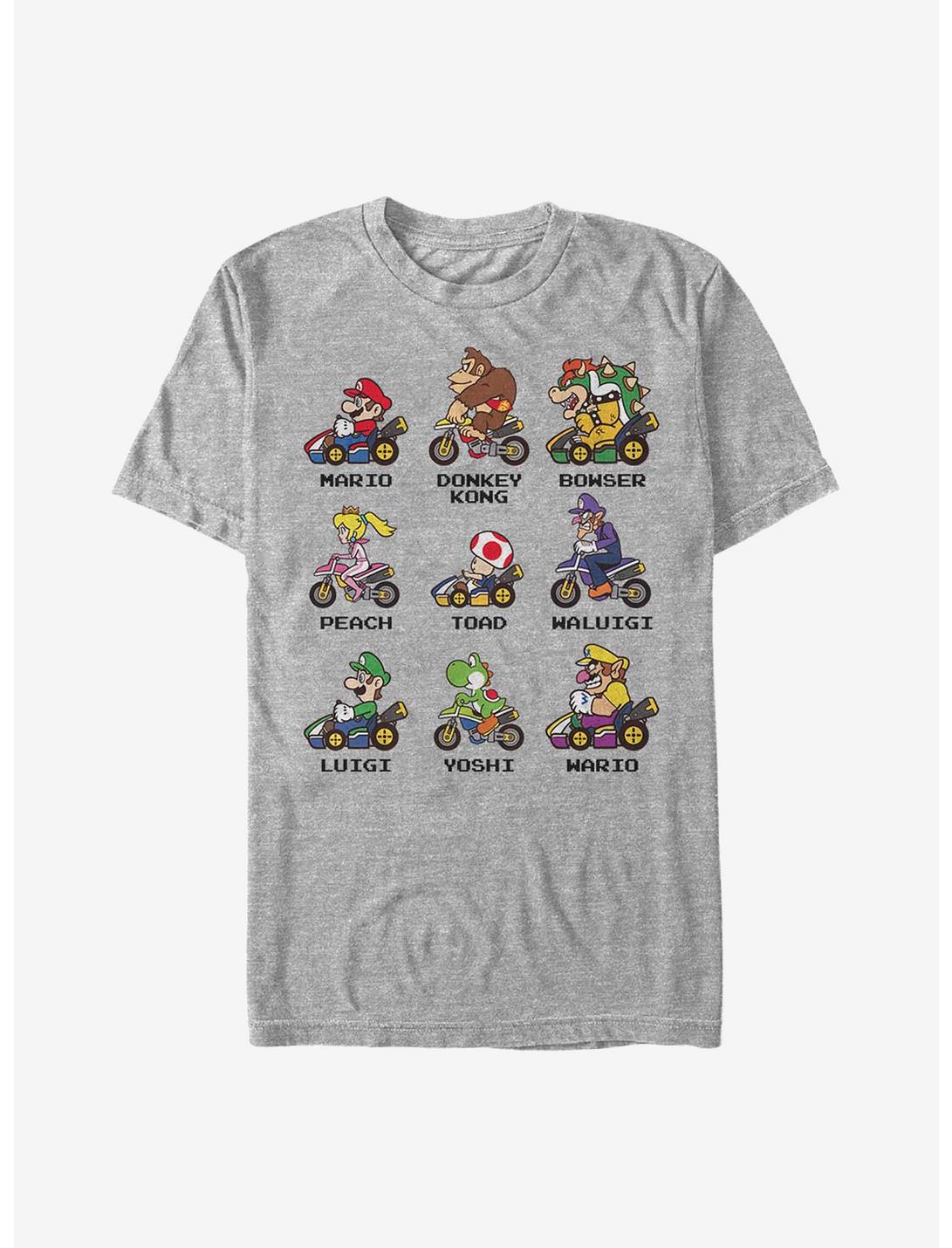 Nintendo Mario Kart Racers T-Shirt, ATH HTR, hi-res