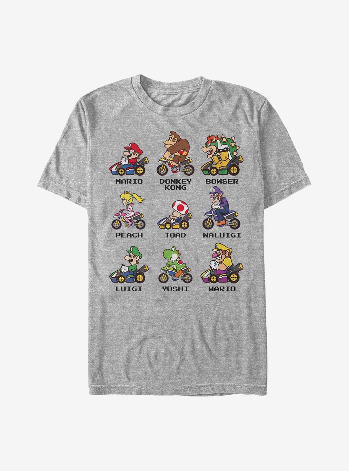 Nintendo Mario Kart Racers T-Shirt, ATH HTR, hi-res