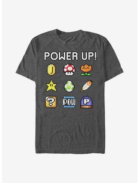 Nintendo Mario Life Gain T-Shirt, CHAR HTR, hi-res