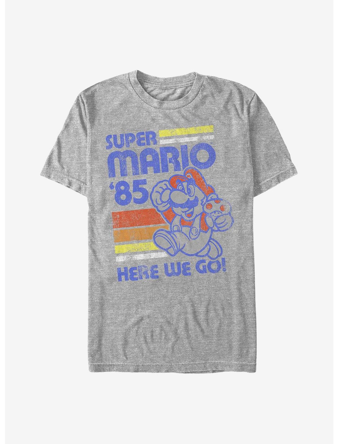 Nintendo Mario Moving And Grooving T-Shirt, ATH HTR, hi-res