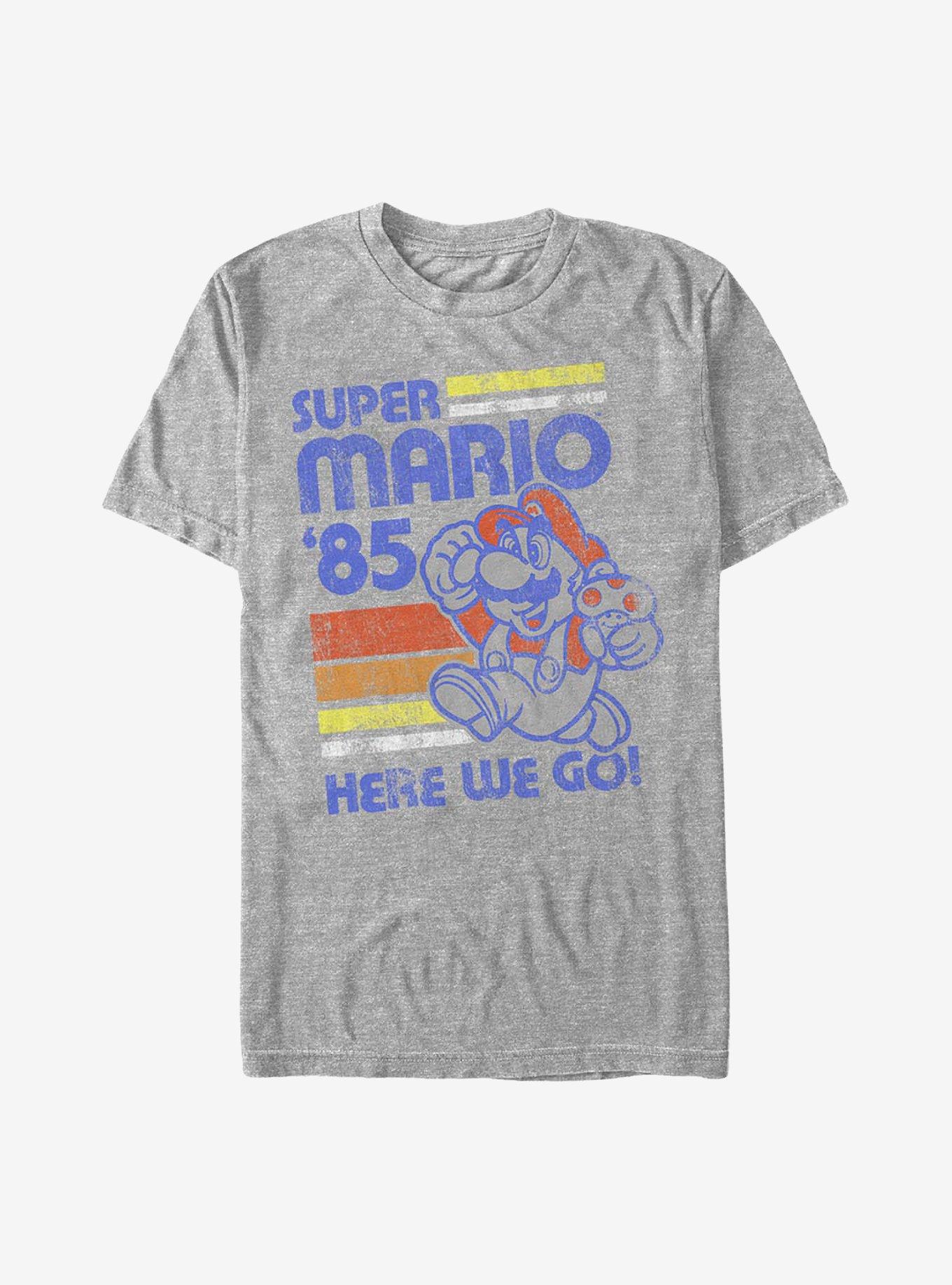 Nintendo Mario Moving And Grooving T-Shirt, ATH HTR, hi-res
