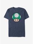 Nintendo Mario One Up Mushroom T-Shirt, NAVY HTR, hi-res