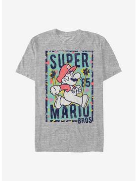 Nintendo Mario Retro T-Shirt, ATH HTR, hi-res