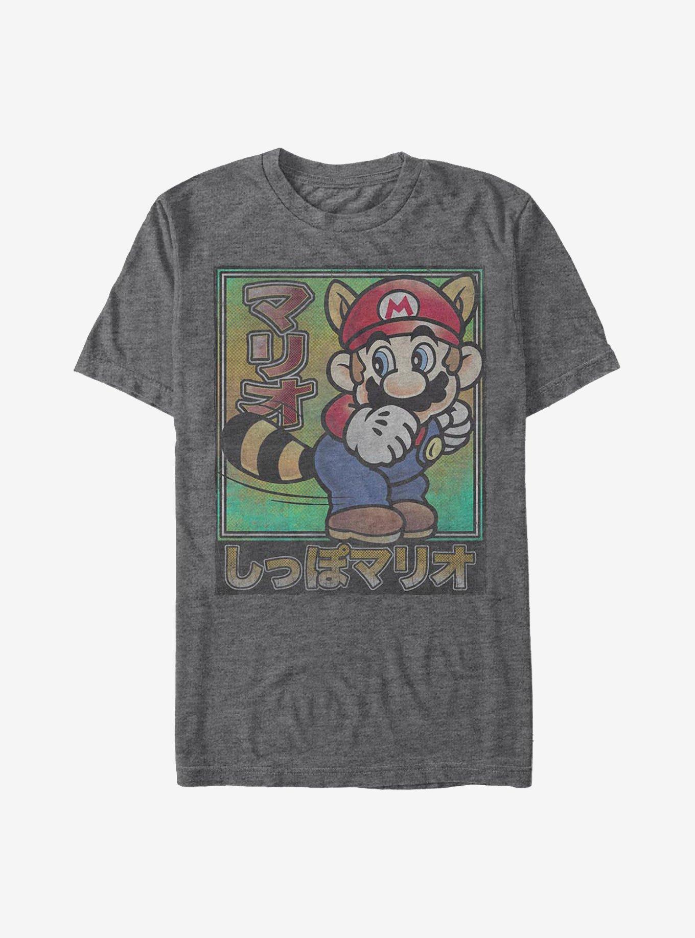 Nintendo Mario Wagging Tail T-Shirt, CHAR HTR, hi-res