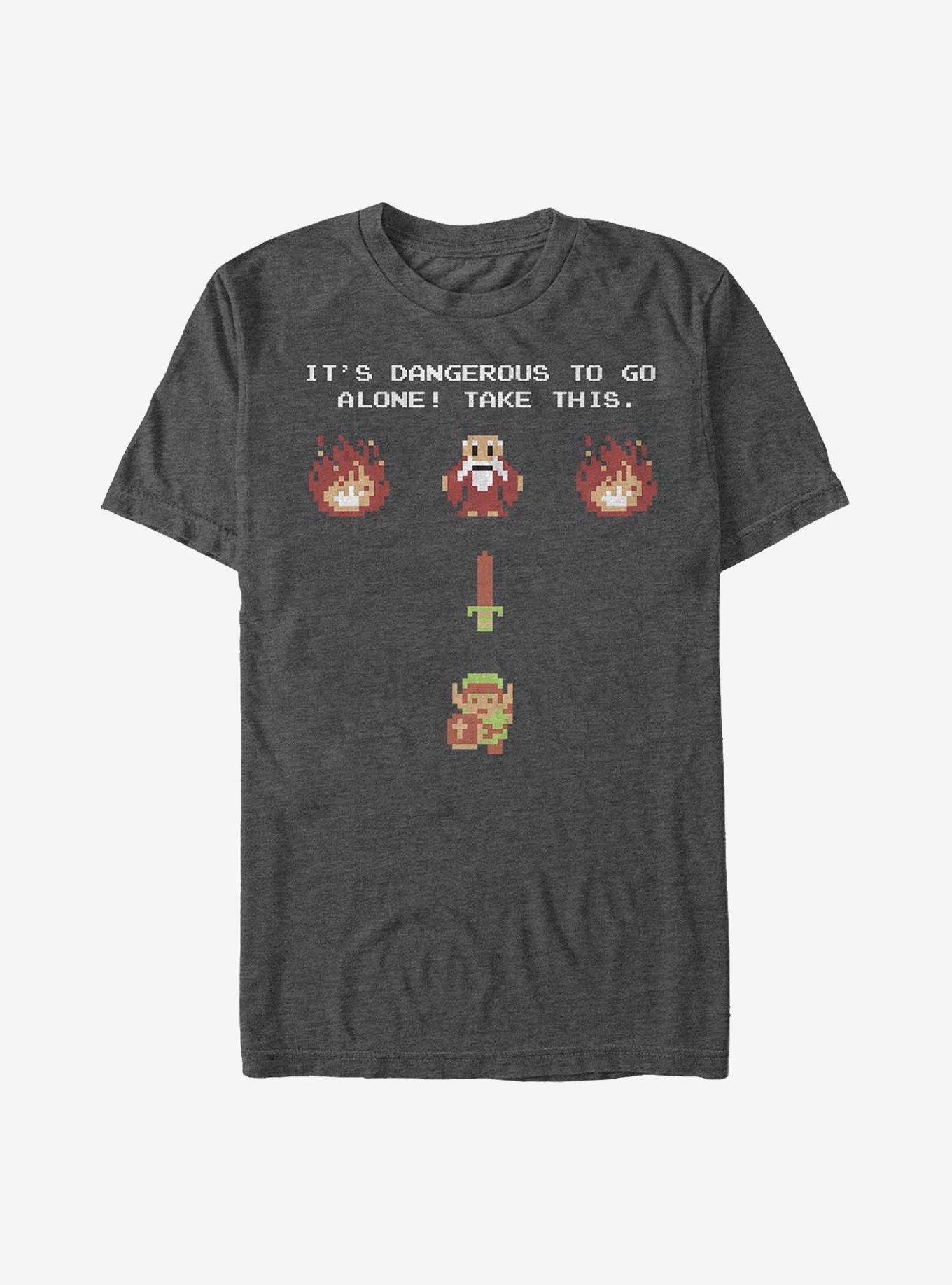 Nintendo Zelda Be Prepared T-Shirt, CHAR HTR, hi-res