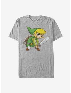 Nintendo Zelda Cartoon Link T-Shirt, ATH HTR, hi-res