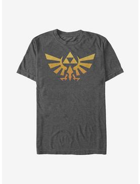Nintendo Zelda Gradient T-Shirt, CHAR HTR, hi-res
