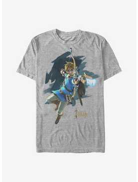 Nintendo Zelda Jump Shot T-Shirt, ATH HTR, hi-res