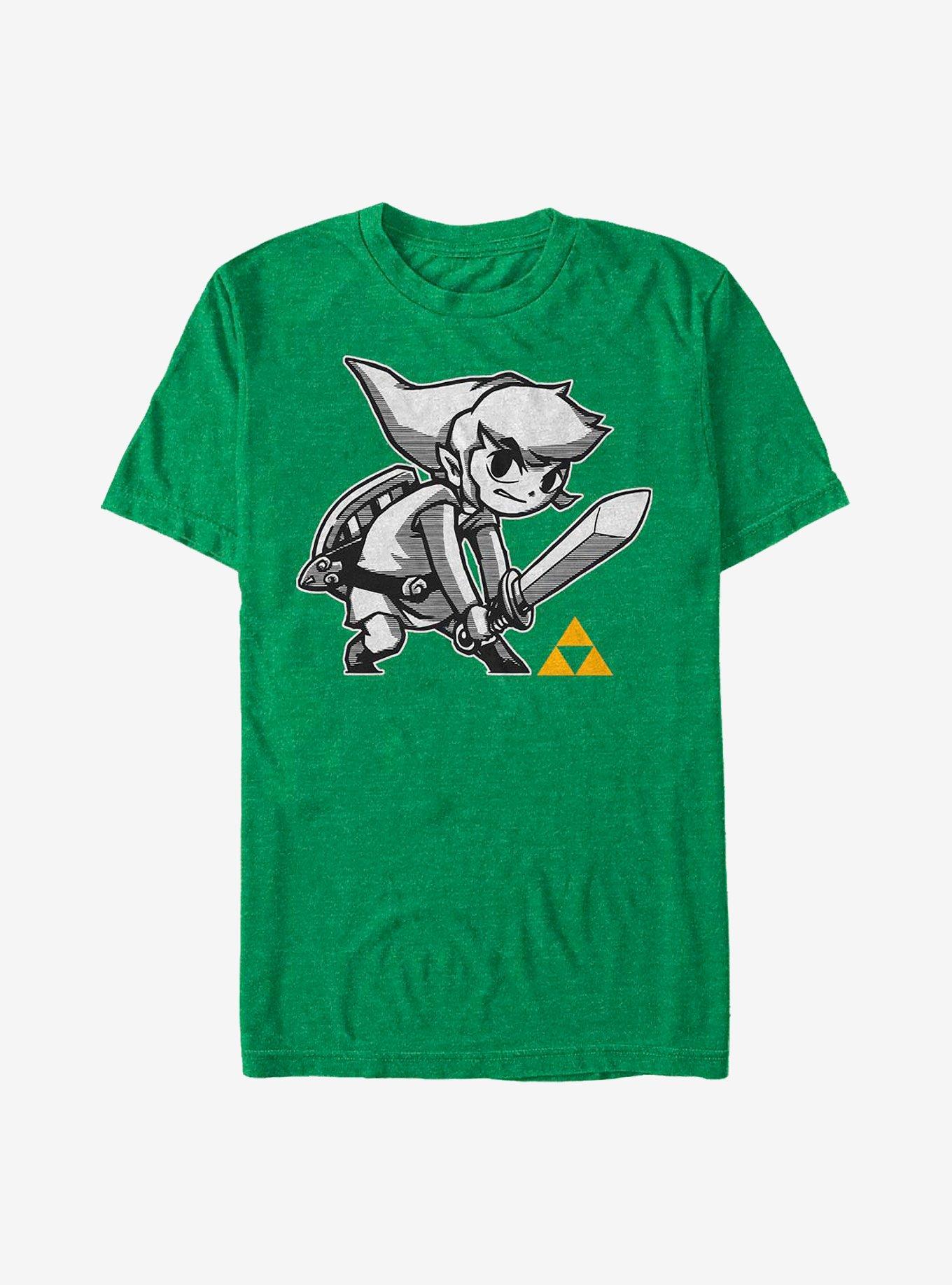 Nintendo Zelda Links Brave T-Shirt, KEL HTR, hi-res
