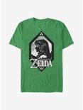 Nintendo Zelda Silhouette Shield T-Shirt, KEL HTR, hi-res