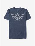 Nintendo Zelda Symbol Filled Crest T-Shirt, NAVY HTR, hi-res