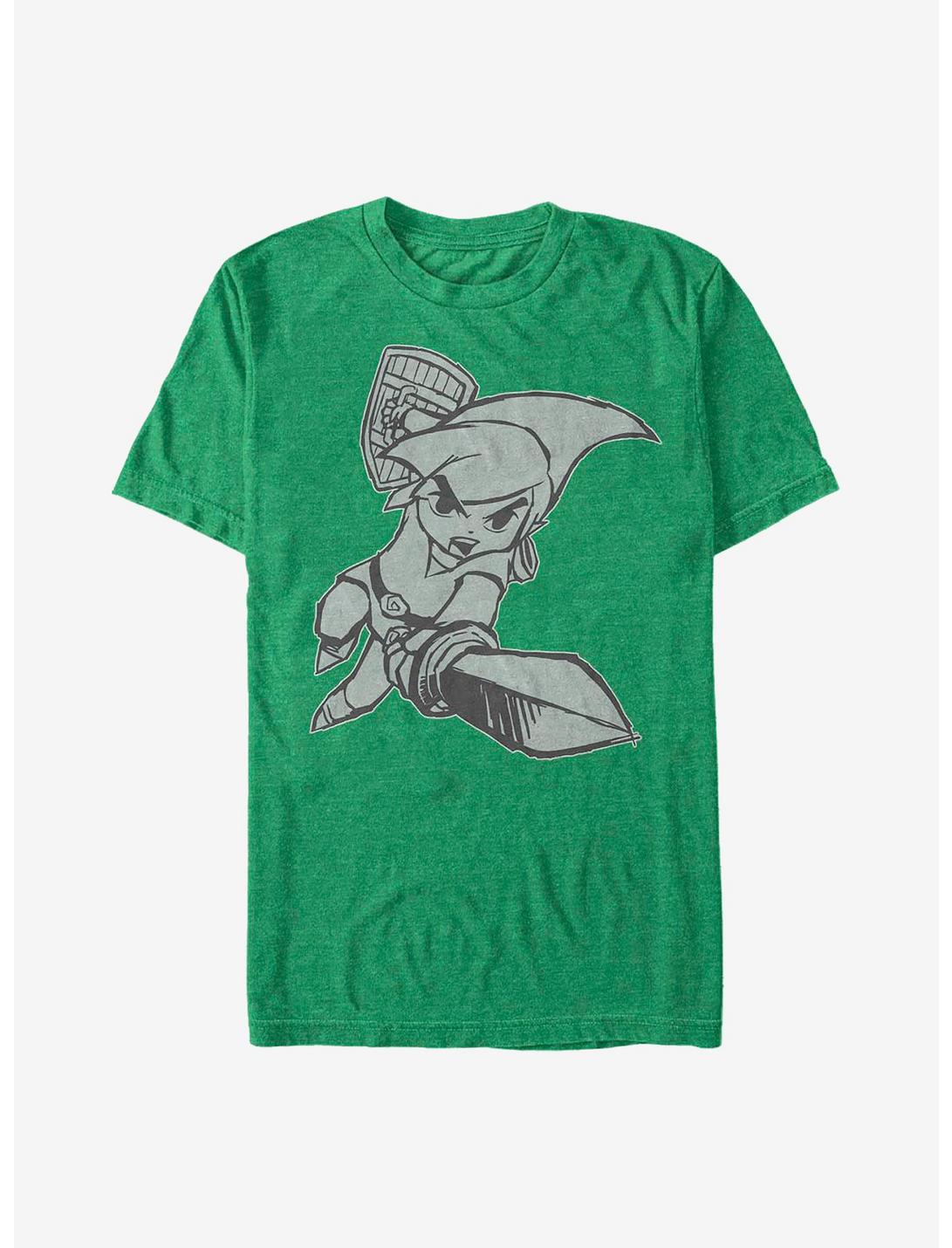 Nintendo Zelda The Wind Waker T-Shirt, KEL HTR, hi-res