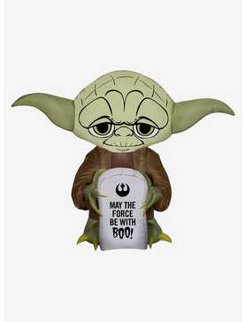 Star Wars Yoda Tombstone Halloween Inflatable Décor, , hi-res