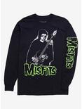 Misfits Crimson Ghost Guitarist Long-Sleeve T-Shirt, BLACK, hi-res