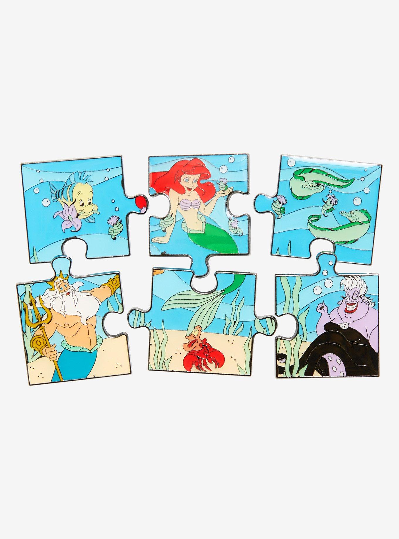 Loungefly Disney The Little Mermaid Underwater Scene Puzzle Blind Box Enamel Pin - BoxLunch Exclusive, , hi-res