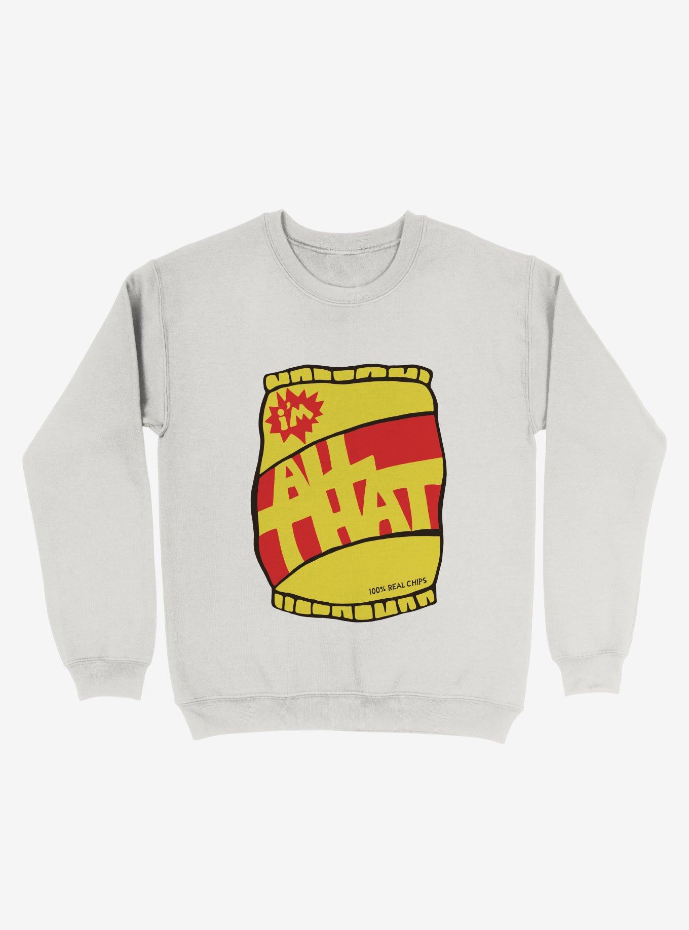 I'm All That Chips Sweatshirt, WHITE, hi-res