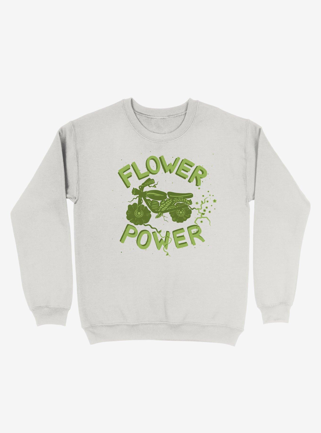 Flower Power Motorcycle Sweatshirt, , hi-res