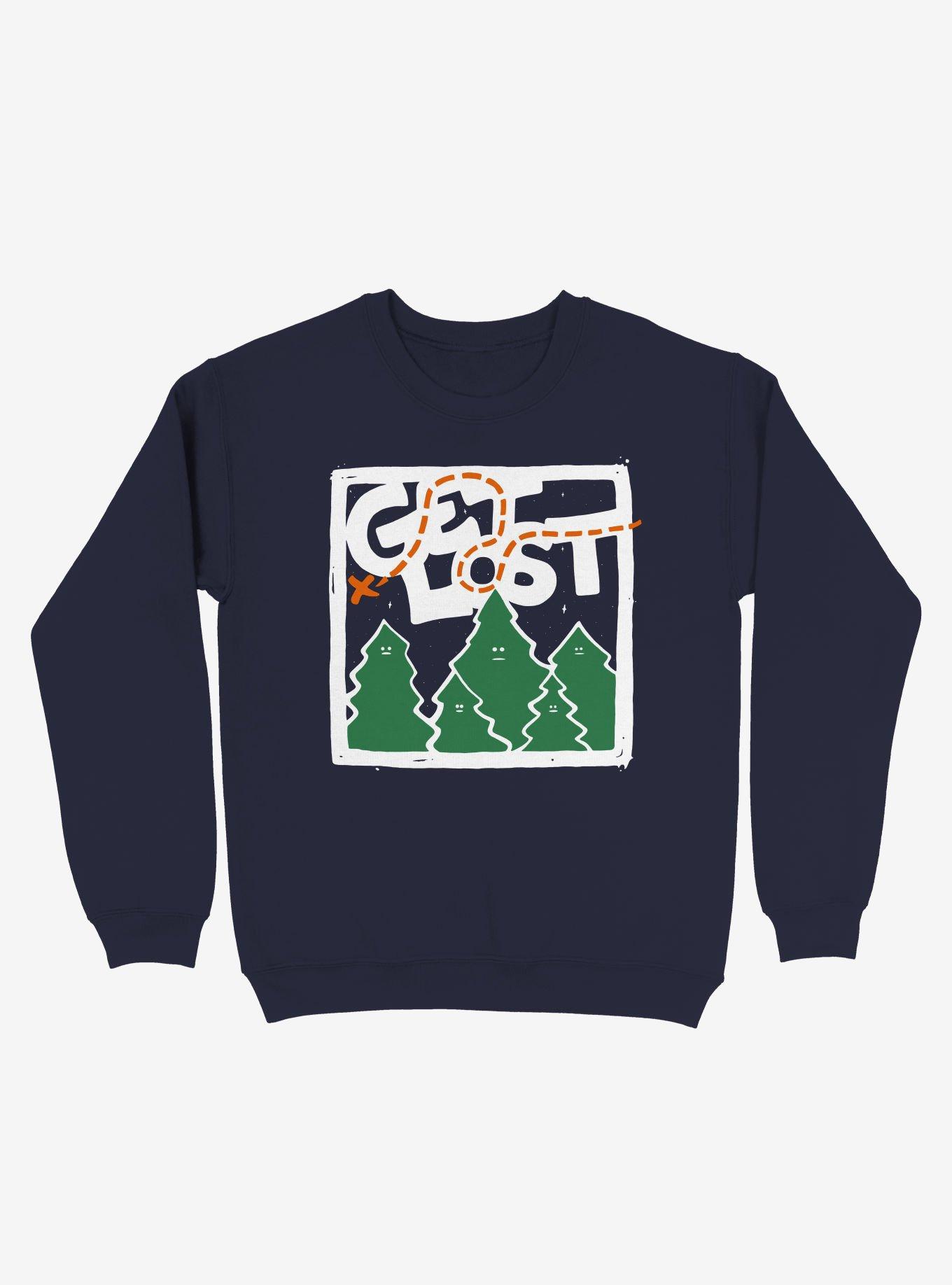 Get Lost Forest Map Sweatshirt, , hi-res