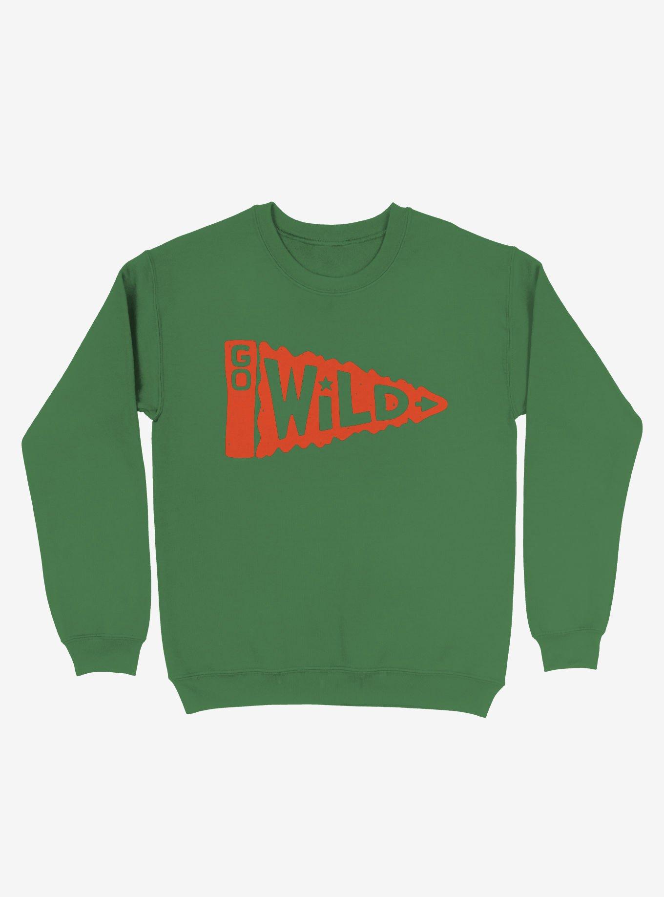 Go Wild Sweatshirt, KELLY GREEN, hi-res